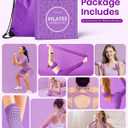 Pilates Ring Set for Women, Home Workout Pilates Equipment with Resistance Bands, 14'' Magic Circle, Mini Ball, Pilates Starter Kit for Strength, Toning and Flexibility