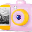 Kids Instant Camera for 3-12 Year Old Girls Boys, Kids Digital Camera Instant Print with Print Paper, Toddler Kids Toys, 4 5 6 7 8 9 10 Year Old Girl Gifts