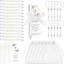 Frienda 36 Sets First Communion Favors for Guests Recuerdos De Primera Comunion 36 First Holy Communion Pens 36 Mini Rosary 36 Cross Bookmark 36 Organza Bags for Baptism Party Christian Gift