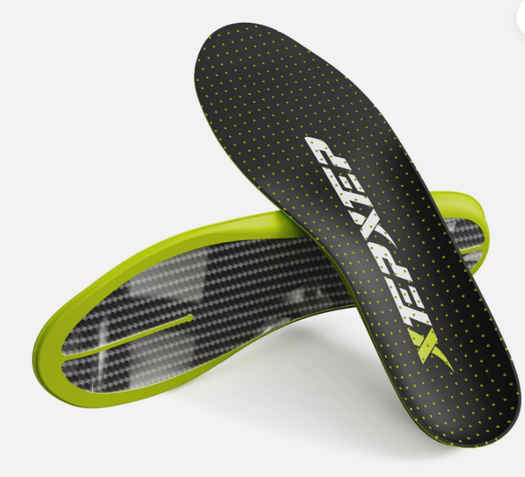 2026 Sport Carbon Fiber Performance Insoles –Customized Inserts, Non-Cleated Shoes–Basketball, Volleyball, Racquet Sports, Running & More–Run Faster, Jump Higher, Recover Quicker, Protect from Injury, Size 9-9,5