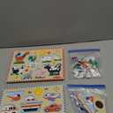 Melissa & Doug Wooden Light-Activated Sound Puzzle 2-Pack for Toddler and Preschool Boys and Girls  Farm Animals, Vehicles