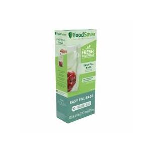 FoodSaver® Easy Fill Vacuum Sealer Bags, 1 Gal., 10 Count, 10 pk & 
FoodSaver® 8" x 15' Vacuum Seal Roll, 2 Pack, 2 rolls / 8 in x 15 ft