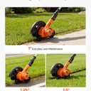 VEVOR Lawn Edger, 8.8 inch Blade, 20V Battery Powered Cordless Edger Lawn Tool, with 3-Position Blade Depth, 4000 mAh Battery and Charger Included, for Lawns, Driveways, Yards, and Sidewalk Edges, 57.48 x 7.09 x 12.80 in