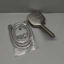 MakeFit Filtered Shower Head with Handheld, 7 Modes High Pressure Handheld Showerhead with Filters, Detachable Shower Heads Water Softener Filters Beads for Hard Water - Remove Chlorine & Heavy Metals (Nickel Brushed)