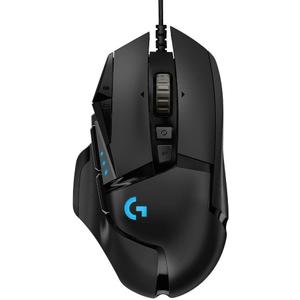 Logitech G502 HERO High Performance Wired Gaming Mouse, HERO 25K Sensor, 25,600 DPI, RGB, Adjustable Weights, 11 Programmable Buttons, On-Board Memory, PC / Mac