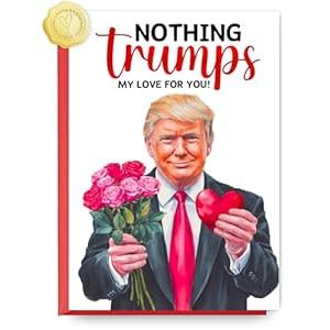 ZamouK Valentines Day Card Gifts for Her Him, Funny Romantic Valentine's Day Cards for Men Women, 5x7 Inch with Red Envelope