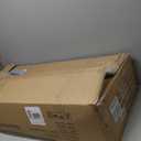 Himix 6 Tier Foldable Storage Shelves, Expandable Folding Bookshelf with Wheels, Changeable into 2 Shelf Units, Collapsible Adjustable Storage Rack Metal Shelves for Garage, Kitchen, Black