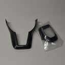 ABS Car Steering Wheel Frame Cover Steering Wheel Button Panel Frame Compatible with Kia K4 GT-Line 2025 Kia EV6 GT-Line 2025 Kia EV3 GT-Line Kia EV4 GT-Line Accessories(Carbon Fiber Style)