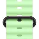 Apple Watch Band - Ocean Band - 49mm - Neon Green - One Size - Black Titanium Finish (Regular)
