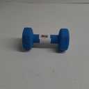 Gaiam Dumbbell Hand Weight (Sold in Singles) - Neoprene Coated Exercise & Fitness Dumbbell for Home Gym Equipment Workouts Strength Training Free Weights for Women, Men (10-Pound, (D) Blue | 10-Pound)