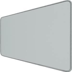 Large Extended Gaming Mouse Pad with Stitched Edges, 47.3 X 23.6 in Desk Pad Durable Non-Slip Natural Rubber Base, Waterproof Computer Keyboard Mat for Esports Pros, Gamer, Desktop, Grey