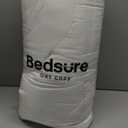 Bedsure Comforter Duvet Insert - Quilted Comforters King Size, All Season Duvet, GentleSoft Down Alternative Bedding, with 8 Tabs, Gifts for Women/Men, White, King 90 x 102 Inches