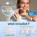 Temporary Tooth Repair Kit: Moldable Thermal Beads Replacement Kit Replace Missing or Broken Tooth Filling The Gap - Come with 3 Shades 10 Size