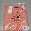 3/4 Length Sleeve Womens Tops Dressy Casual Blouses for Women 2025 Henley V Neck Shirts Loose Fit Tunic Tops (Pink, L)