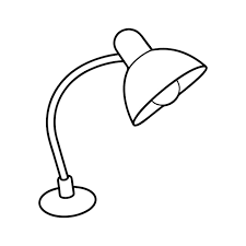 EDL TASK LAMP-WHITE