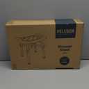 PELEGON Shower Chair for Inside Shower (350 lb) - Adjustable Height, Padded Seat, Shower Chair for Elderly and Disabled - Shower Chair for Adults, Tub Chairs for Bathtubs - Dark Blue