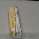 Potato Chips Bag Sealer Clip Kitchen Gadgets, Food Sealer Reusable Heat Sealer for Snacks Storage Portable Sealing Machine works with Plastic Bag, Candy Bag, Cookie Bag, Foil Bag, Color Street Nail (Yellow)