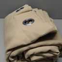 PRIMROSE Champagne Velvet Curtains 102 inch Long for Living Room,Set of 2 Panels Blackout Rod Pocket Back Tab Window Treatment Room Darkening Heavy Decorative Curtains Drapes for Bedroom