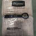 Depend Fresh Protection Adult Incontinence & Postpartum Bladder Leak Underwear for Women, Disposable, Maximum, Small, Blush, 80 Count (2 Packs of 40)