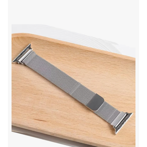 Mesh Stainless Steel Strap Two Magnetic Stronger Compatible iWatch Straps 38Mm 40Mm 41Mm 42Mm 44Mm 45Mm 46Mm 49Mm Stainless Steel Milanis Magnetic Ring Strap for Iwatch Ultra/2 Series 11/10/9/8/SE/7/6/5/4/3/2/2/1 Men'S And Women