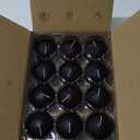 Black Floating Candles for Cylinder Vases, 24 Pack 2 Inches Water Tealight Candles for Halloween Dinner Party Holiday Decoration