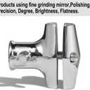 ZOMCHAIN Flag Pole Holder, Rail Mount, Marine Grade 316 Stainless Steel for 1 inch Flag Pole