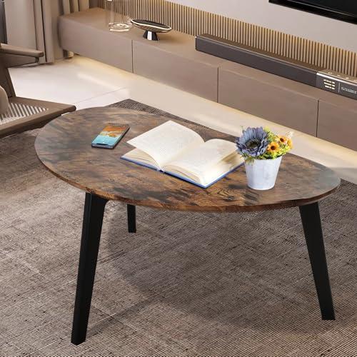 Coffee Table Small Oval Wood Coffee Tables Mid Century Modern Chic Spaces Living Room - Contemporary Triangle Table for Living Room, Bedroom Bedside Table and Office