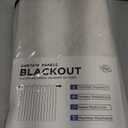 100% Blackout Shield Linen Blackout Curtains for Bedroom 108 Inches Long, Back Tab/Rod Pocket Living Room Drapes, Thermal Insulated Blackout Curtains 2 Panels Set, 50" W x 108" L,Cream