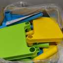 Humble Crew Kids Table and 2 Chair Set, Aqua Table with Chairs - Sturdy Toddler Activity Table for Playtime, Arts, Crafts, Reading, and More - 5-Piece Childrens Furniture for Daycare Playroom