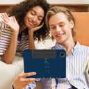 for iPad Air 13 Inch M3 2025 & M2 2024 Case for iPad Pro 12.9 inch 2022/2021/2020/2018 Case - Folio Protector Cover with Pencil Holder Cute Cool Cartoon for Boys Girls, Color BKM