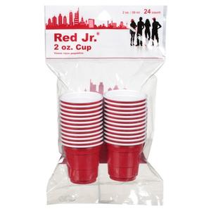 Red Jr. Mini Party Cupc 2 oz, 73 ct (3 Pack)