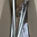 HEI! DEAR 2 Pack Silver Curtain Rods for Windows 28 to 48 Inch (1.5-5ft), 1 Inch Diameter Heavy Duty Curtain Rods, Adjustable Curtains Rod, Telescopic Drapery Rod, Antique Silver,30-58