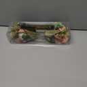 KAOYOO 2 PCS Artificial Rose Bouquet Short Stems for DIY Wedding Decoration Bridal Bouquet Home Decorations(2-PCS) (Pink/Champagne)