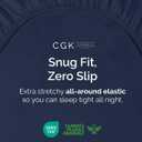 Twin Size Fitted Bed Sheet - Pack of 2 Single Fitted Bottom Sheet Only - Fits Mattress Up to 16" Deep Pockets - Extra Soft, Breathable & Cooling - Hotel Quality, Shrink and Wrinkle Free - Navy Blue