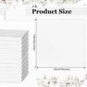 Bailarina 80 Pack White Satin Napkins,17x17 Inches Wedding Napkins Square Soft Silky Table Napkins Bulk Decorative Elegant Cloth Napkin for Party Decoration, Banquet,Wedding,Graduation