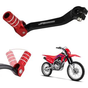 JFG RACING Motorcycle Gear Shifter Shift Lever Folding Tip CNC for CRF250F 19-23 CRF150F 03-17 CRF230F 03-17 19 XR150L 15-23 Red