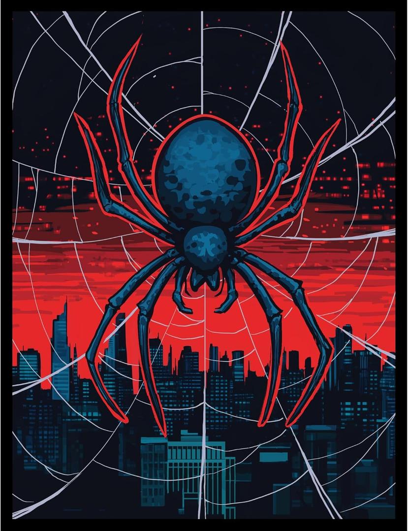 100ct Textured TCG/MTG Card Art Sleeves (Spider)