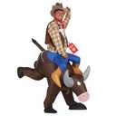 Morph Inflatable Bull Costume Adult, Bull Costume for Adults, Inflatable Rider Costumes, Halloween Costumes for Men