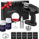 Cocktail Bubble Smoke Gun Kit with 5 Flavour Aroma Pods & Edible Bubbles  Aroma Blaster 2 to Elevate Drinks, Perfect for Bars, Parties, and Home Use, Ideal Gift for All Cocktail Lovers (Black)