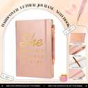 11 Pcs Appreciation Gift Sets Thank You Gifts for Women Female Include 20 oz Tumblers Motivational Journal with 9 Ballpoint Pens(Rose Red,Classic)