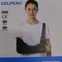 Velpeau Arm Sling Shoulder Immobilizer for Women and Men, fit Left or Right Arm - Rotator Cuff Support Brace - Medical Sling for Shoulder, Clavicle, Elbow Injury (Comfort type, Small: Bust 24-29.5)