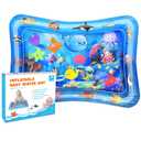Tummy Time Water Play Mat - Activity Play Mat for Infants 3 6 9 Months - Sensory Baby Toy Gift for Girls and Boys