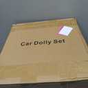 Car Dolly Set of 4, 9000 LBS Capacity Universal Vehicle Moving Dolly for Cars, SUVs, Motorcycles & Boats, Low-Profile Wheel Skates for Garage, Workshop and Marine Use
