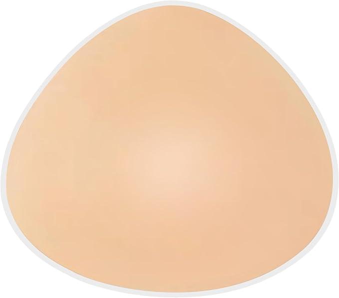 NORFULL Silicone Breast Form Mastectomy Prosthesis Triangle Concave Bra Enhancer Insert, CC Cup 450g/ piece