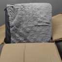 Sunheir Orthopedic Dog Bed for Large Dogs - Big Waterproof Dog Crate Bed with Removable Washable Cover, Egg Crate Foam Support, Anti-Slip Bottom, Deluxe Plush Pet Bed Mat (Grey)