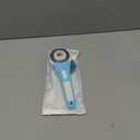 60mm Rotary Cutter with 5pcs Extra Blades, Bearing Design Rolling Cutter with Safety Lock for Fabric, Leather, Crafting, Sewing, Quilting, Fabric Rotary Cutter Perfect for Left & Right Hand (Blue)