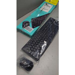 Logitech MK270 Wireless Keyboard and Mouse Combo for Windows, 2.4 GHz, 8 Multimedia Keys, PC, Laptop, Wireless Keyboard Compact Mouse Combo - Black (1 Pack)