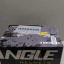 TRIANGLE Kids Motorcycle Helmets Youth Full Face Helmet Lightweight with 2 Visors DOT Approved (X-Large, Glossy White)