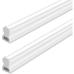 hykolity 2 Pack LED Shop Light 4FT, T5 Integrated Single Fixture, 22W, 2200LM, 6500K Super Bright White, Linkable Shop Light, Utility Shop Lights, Corded Electric with Built-in ON/Off Switch
