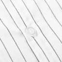 Boys Short Sleeve Button Down Oxford Striped Casual Dress Shirt Summer Tops White Tag 120CM - 4T